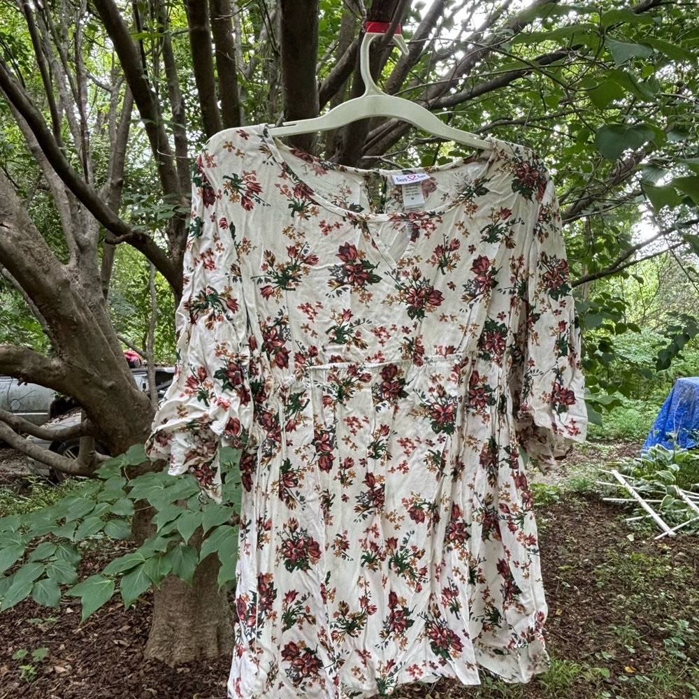 Floral Print Women's Blouse